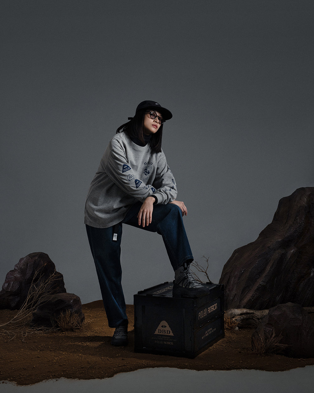 POLeR X Filter017 D.B.D Logo Long Sleeves Tee Product Image 7 - Poler