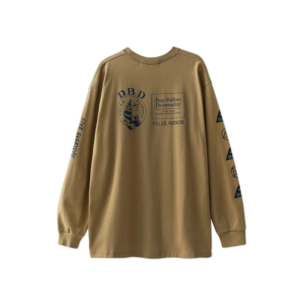 POLeR X Filter017 D.B.D Logo Long Sleeves Tee Product Image 2 - Poler