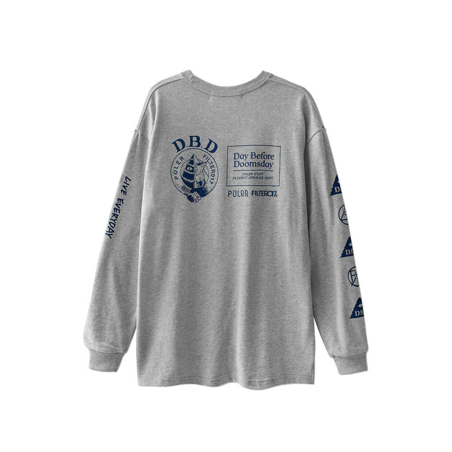 POLeR X Filter017 D.B.D Logo Long Sleeves Tee Product Image 2 - Poler