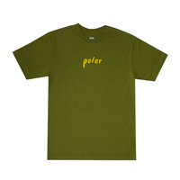 Poler Goosey Tee - 100% Cotton Comfort for Everyday Adventures (Olive) - 1