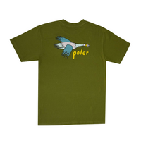 Poler Goosey Tee - 100% Cotton Comfort for Everyday Adventures (Olive) - 2