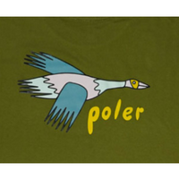 Poler Goosey Tee - 100% Cotton Comfort for Everyday Adventures (Olive) - 3