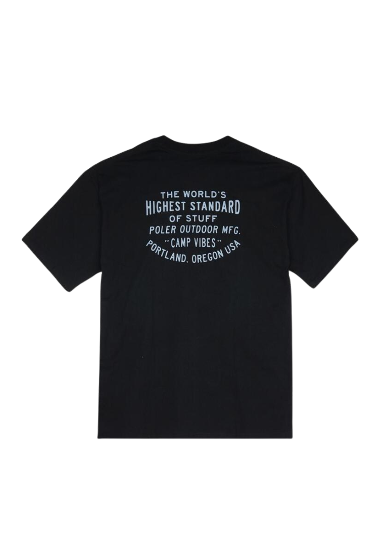 Poler High Standard Tee - Premium Comfort for Everyday Exploration (Since 2010) Black - 2