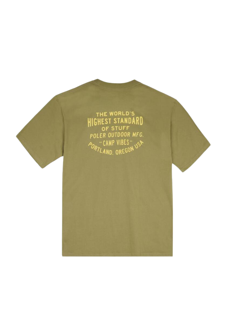 Poler High Standard Tee - Premium Comfort for Everyday Exploration (Since 2010) Olive - 2