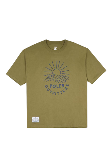 Poler - Sunrise Tee - Olive - 1