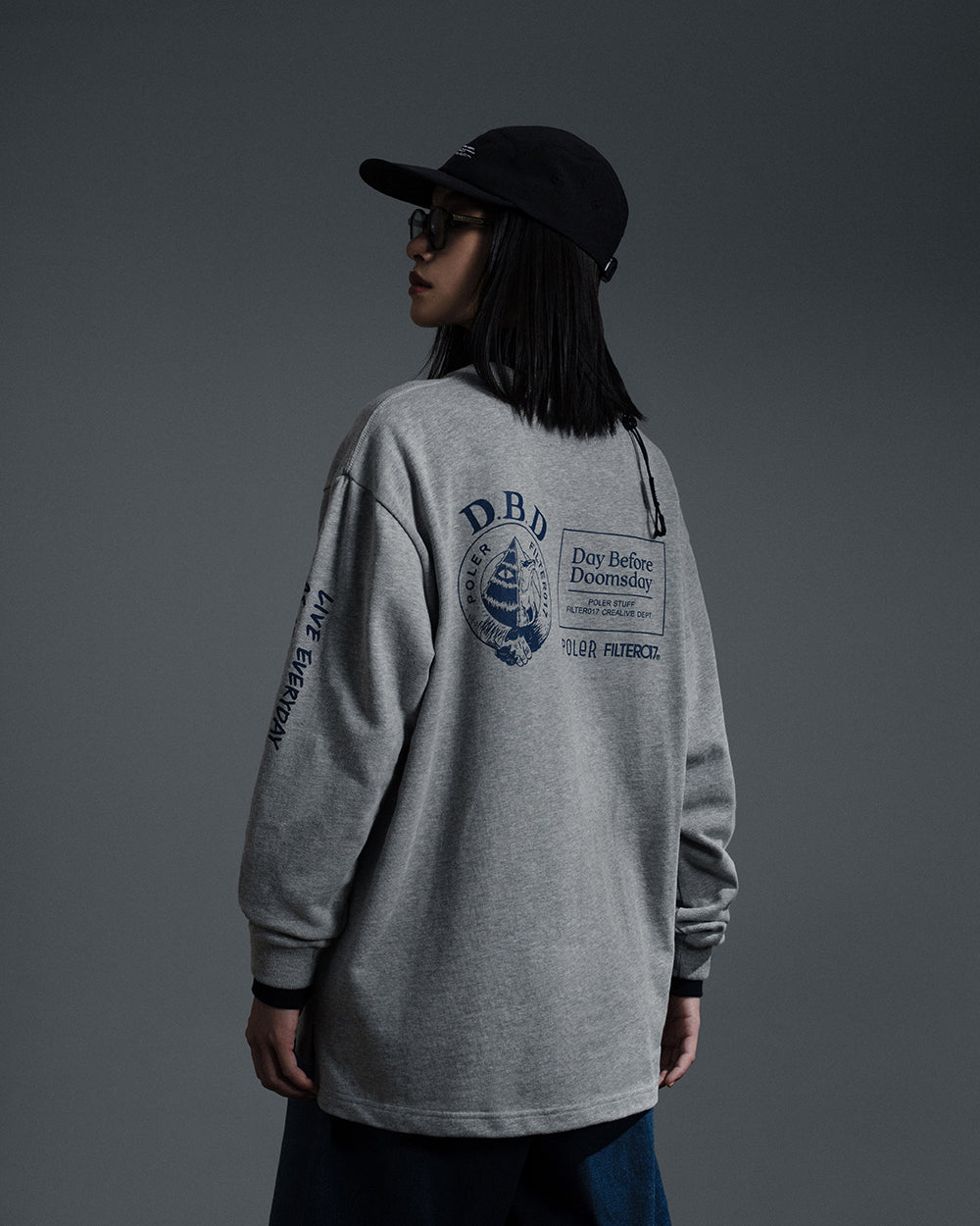 POLeR X Filter017 D.B.D Logo Long Sleeves Tee Product Image 12 - Poler